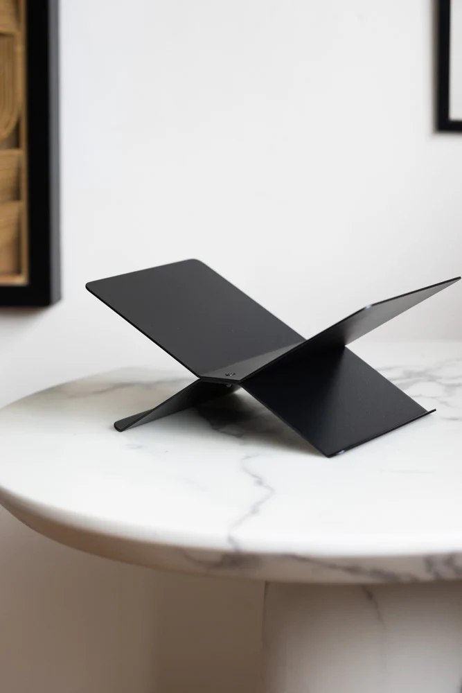 Black Metal Book Stand - Image 2