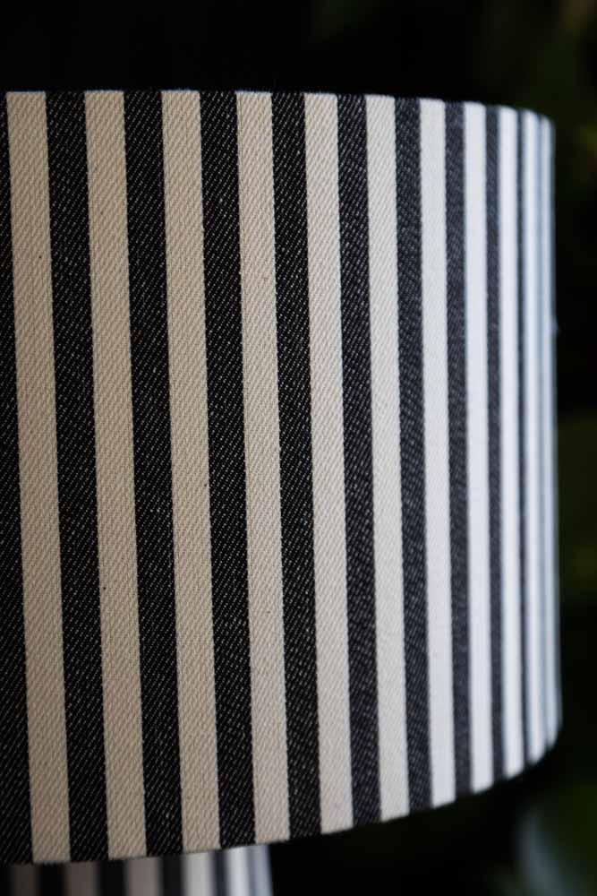 Black & White Stripe Table Lamp - Image 4