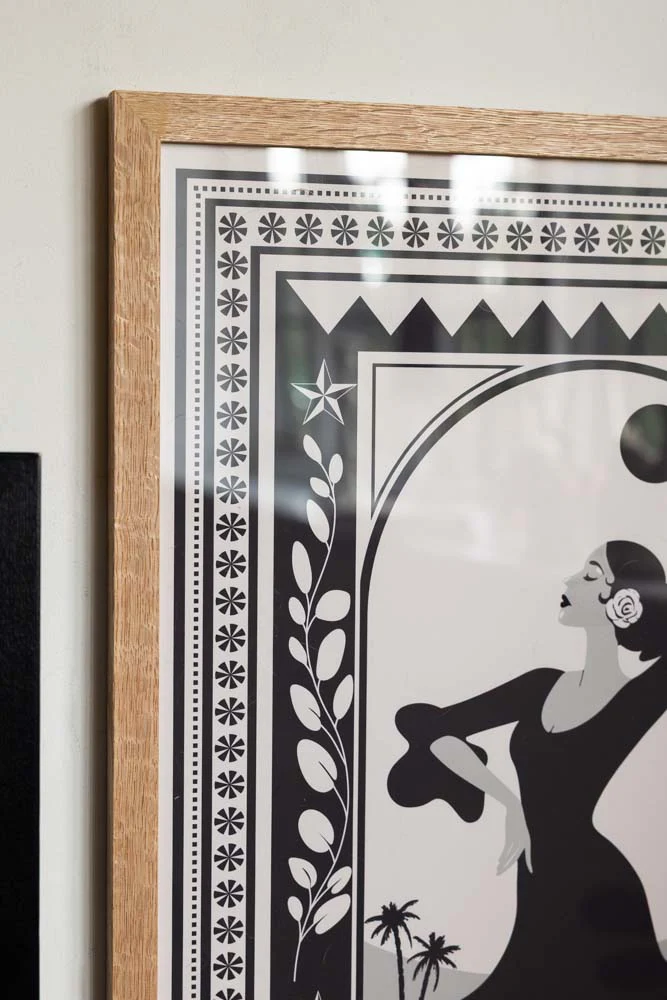 Cha Cha A2 Art Print in Black - Available in 4 Options - Image 7