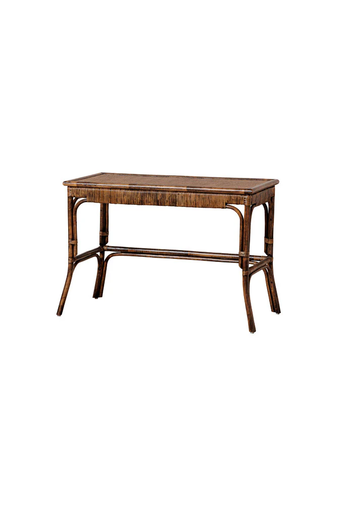 Dark Brown Rattan Console - Image 12