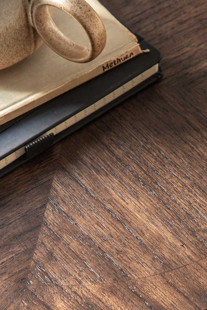 Dark Brown Wooden Side Table - Image 6