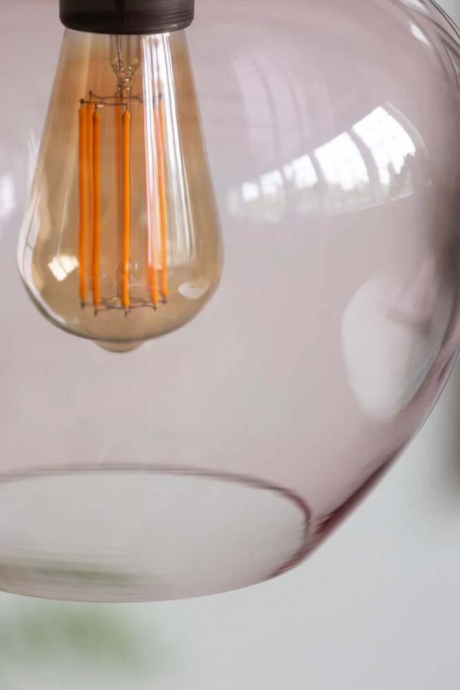 Easyfit Pink Glass Ceiling Light Shade - Image 6