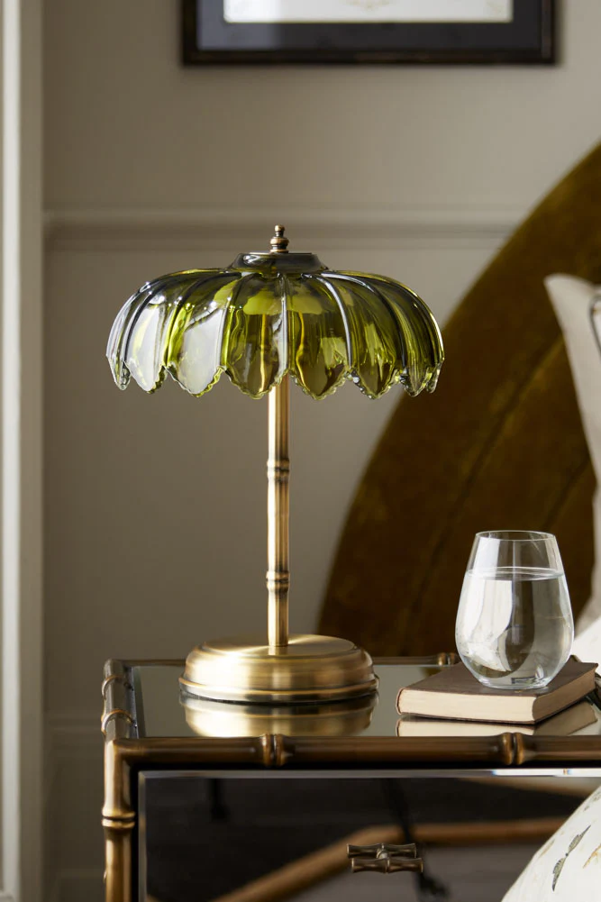 Gold & Green Desert Table Lamp - Image 3