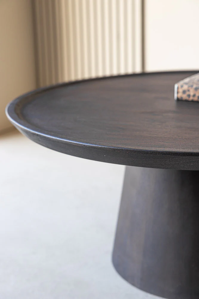 Mango Wood Coffee Table In Walnut - Image 2