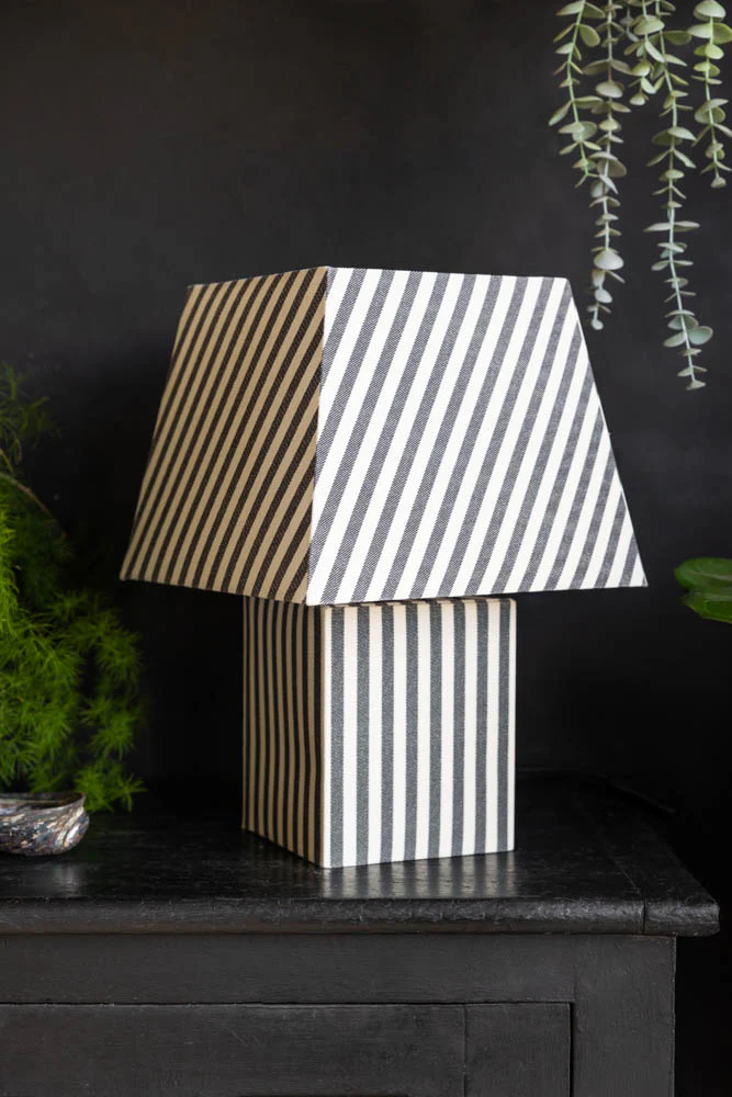 Monochrome Stripe Table Lamp - Image 2