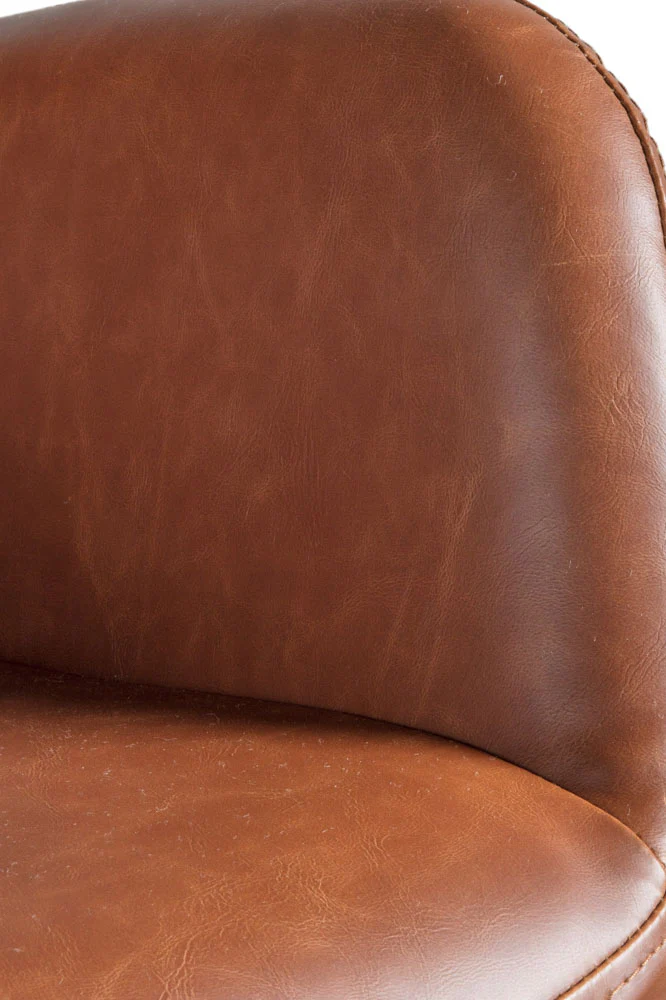 Moulded Swivel Chair Mocha - Image 7