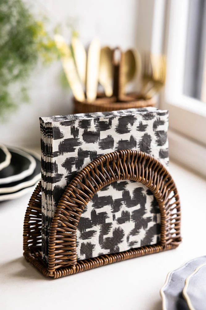 Rattan-Style Napkin Holder - Image 4