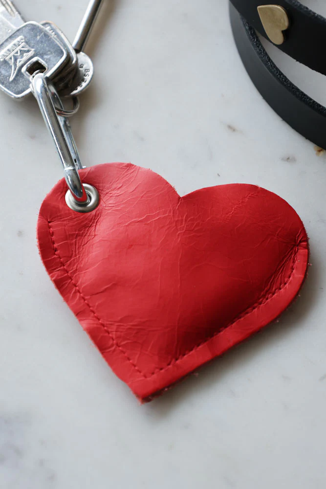 Red Heart Dog Poo Bag Pouch - Image 4