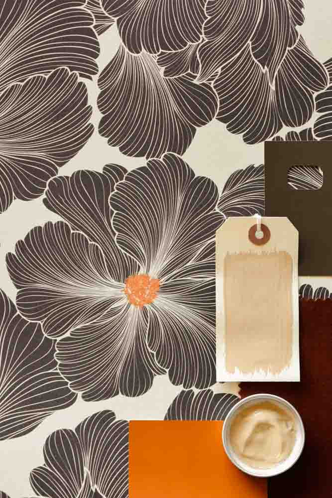 Rockett St George Bohemian Bloom Graphite Wallpaper - Image 6