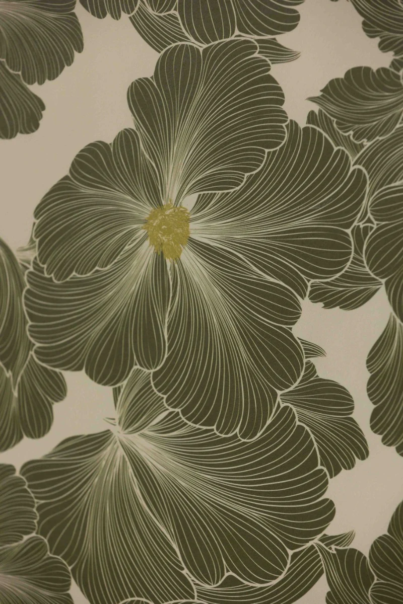 Rockett St George Bohemian Bloom Moss Green Wallpaper - Image 5