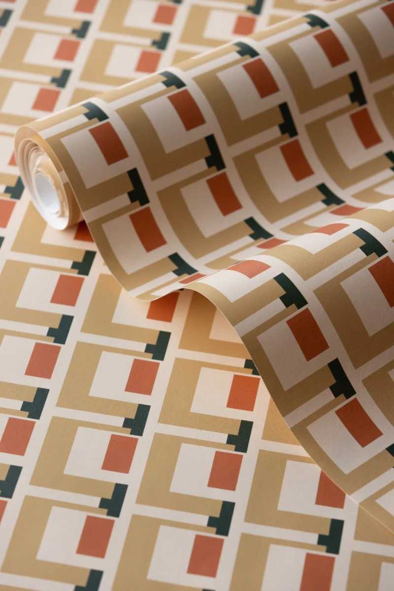 Rockett St George Electric Geometric Sand Wallpaper - Image 10