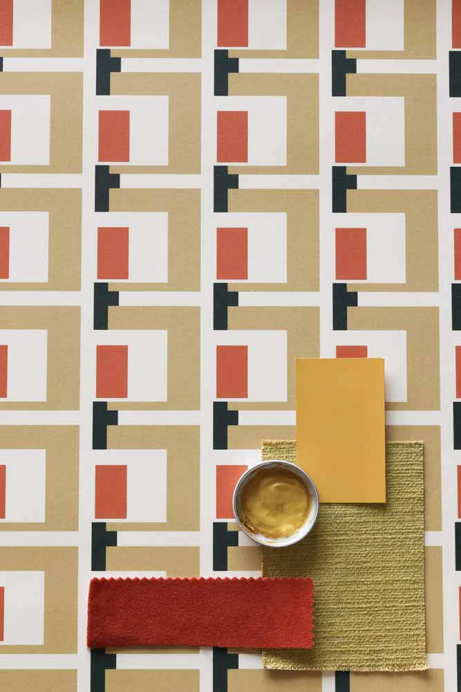 Rockett St George Electric Geometric Sand Wallpaper - Image 11