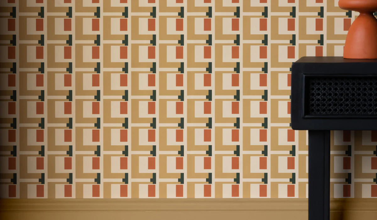 Rockett St George Electric Geometric Sand Wallpaper - Image 12