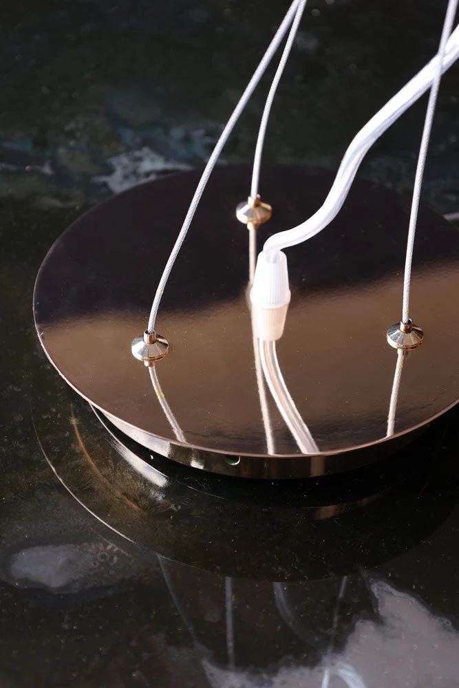 Rose Gold Droplet Chandelier - Image 9