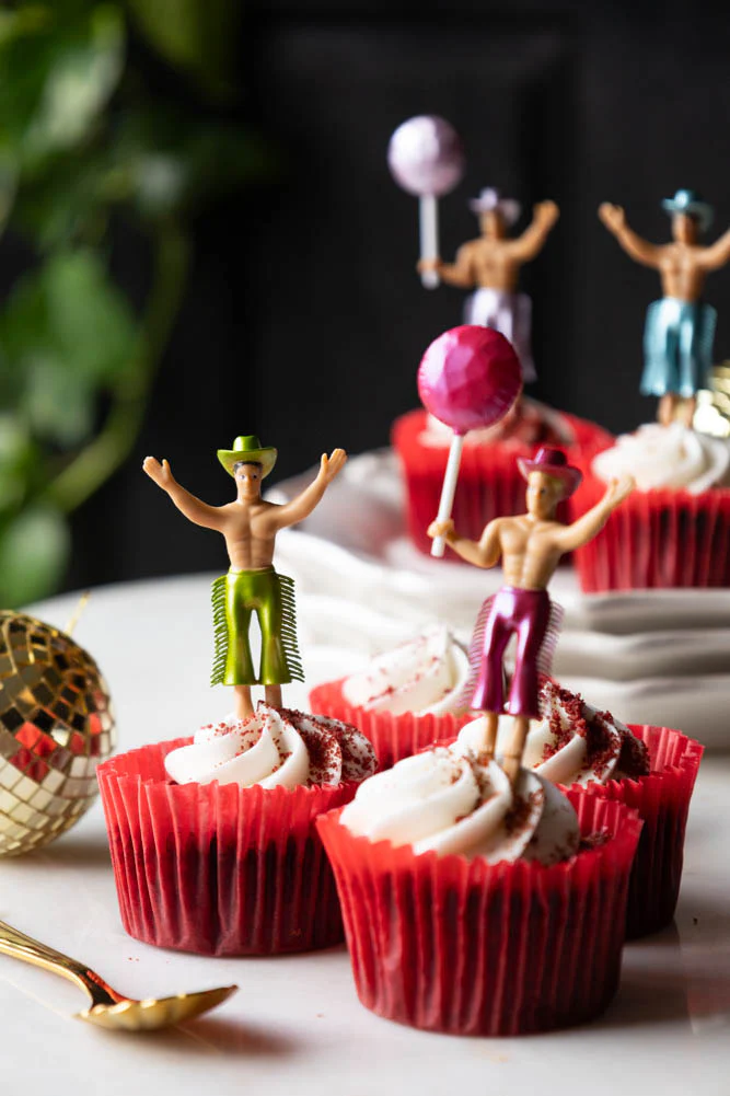 Set of 4 Cowboy Cake Toppers - Image 3