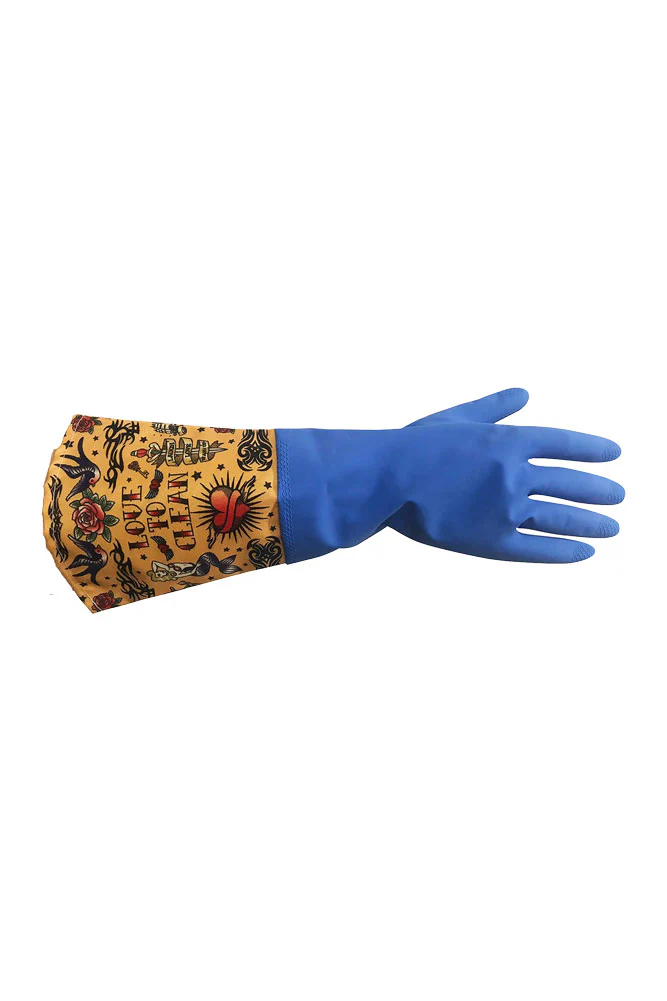 Tattoo Sleeve Washing Up Gloves - Image 5