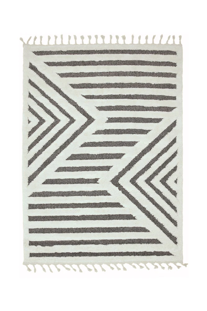 The Ariana Rug in Monochrome Linear - Available in 3 Sizes - Image 4